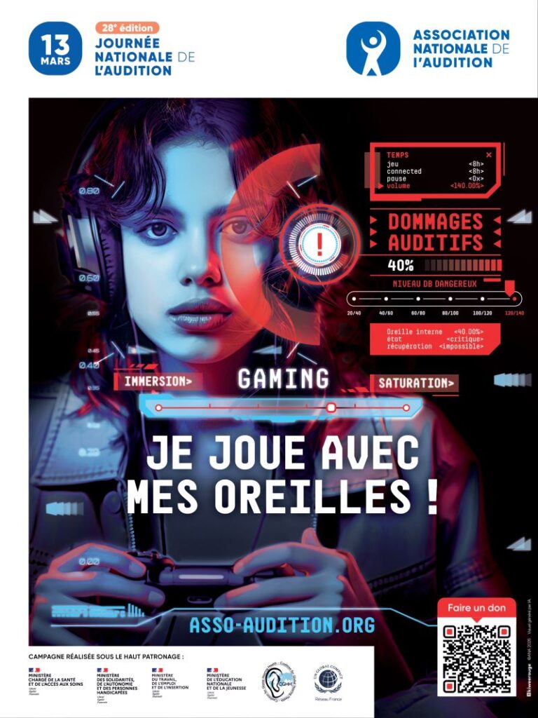 Affiche journée nationale de l'audition 2025